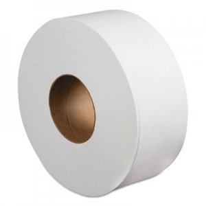 Boardwalk Jumbo Roll Bathroom Tissue, Septic Safe, 2-Ply, White, 3.4" x 1000 ft, 12 Rolls/Carton BWK410323
