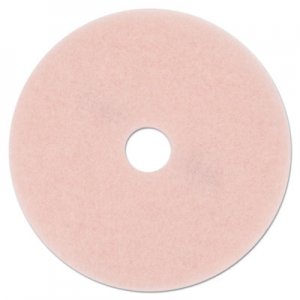 3M Ultra High-Speed Eraser Floor Burnishing Pad 3600, 27" Diameter, Pink, 5/Carton MMM25863 3600