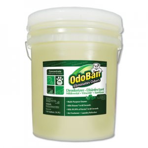 OdoBan Concentrated Odor Eliminator and Disinfectant, Eucalyptus, 5 gal Pail ODO9110625G 911062-5G