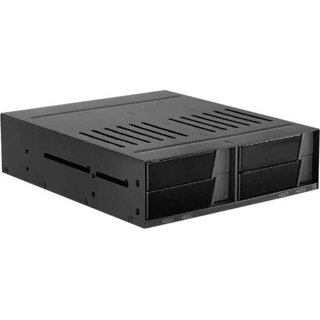 iStarUSA 5.25" to 4x 2.5" SATA 6 Gbps HDD SSD Hot-swap Rack BPX-124-SA