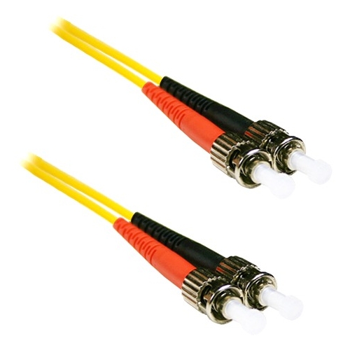 ENET ST to ST SM Duplex Fiber Cable ST2-SM-25M-ENC
