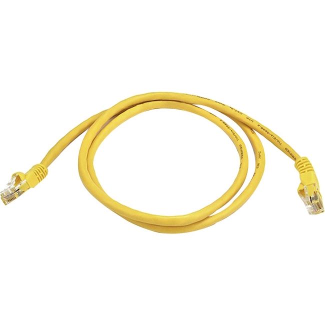 Monoprice Cat5e 24AWG UTP Ethernet Network Patch Cable, 3ft Yellow 2135