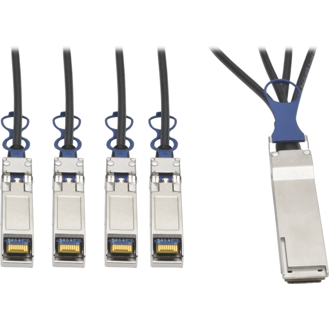Tripp Lite Q QSFP+/SFP+ Network Cable N281-01M-BK