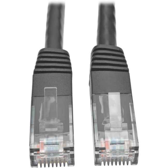 Tripp Lite Cat6 Gigabit Molded Patch Cable (RJ45 M/M), Black, 6 ft N200-006-BK