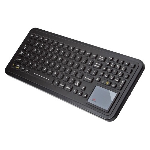 iKey Panel Mount Keyboard with Touchpad and Backlighting SLP-102-TP-PS2