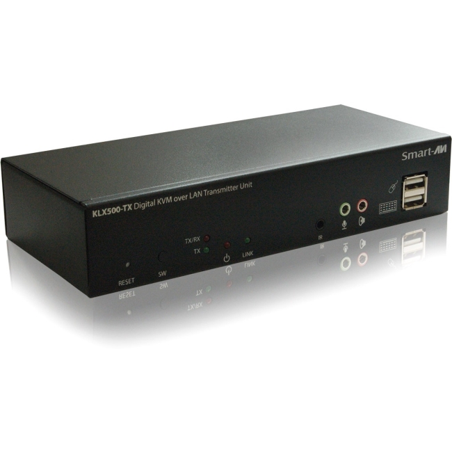 SmartAVI DVI-D KVM with Audio Point-to-Point Extender over LAN or CAT5e/6 KLX-500S KLX-500