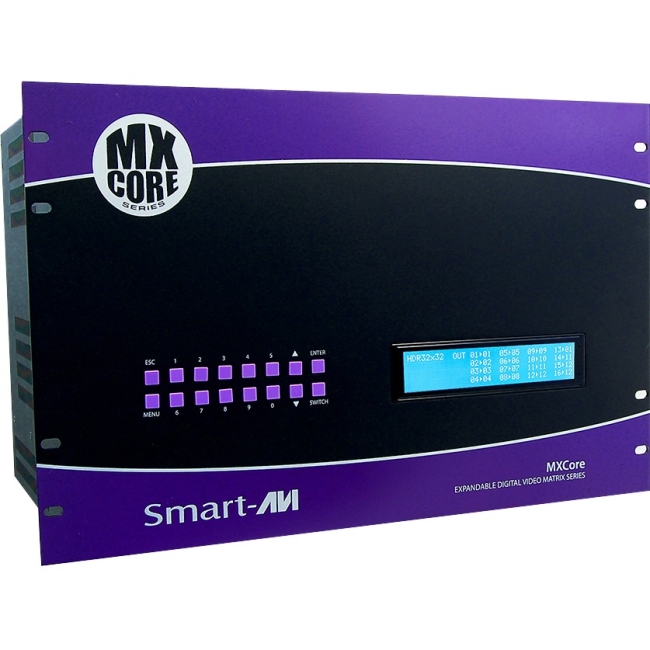 SmartAVI MXCORE-UH Expandable HDMI 32X8 Matrix Switcher MXC-UH32X08S
