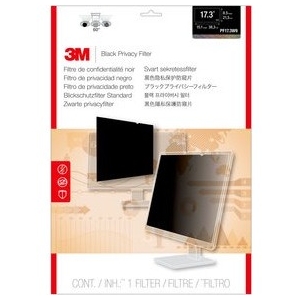 3M 17.3" Widescreen Laptop Privacy Filter PF173W9B