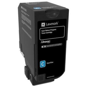 Lexmark CS720, CS725, CX725 Cyan Return Program Toner Cartridge 74C10C0