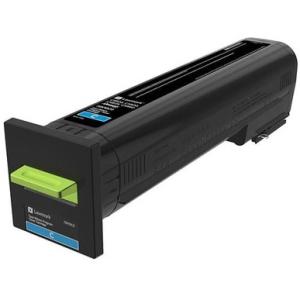 Lexmark CS820, CX82x, CX860 Cyan Return Program Toner Cartridge 72K10C0