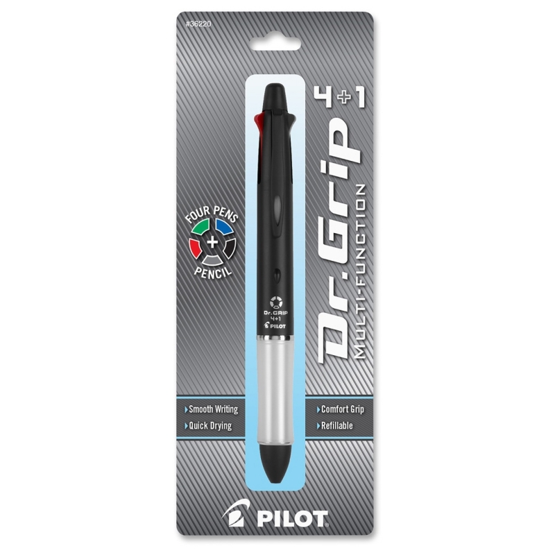Pilot Dr. Grip Multi 4Plus1 Retractable Pen/Pencil 36220 PIL36220