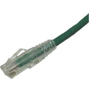 Weltron CAT6A Booted Patch Cord - 25FT GREEN 90-C6AB-25GN