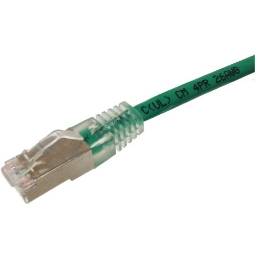 Weltron CAT6A STP Shielded Booted Patch Cable 90-C6ABS-25GN