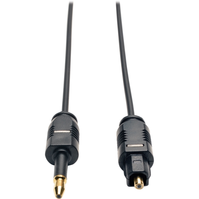 Tripp Lite 3M (10-ft.) Ultra Thin Toslink to Mini Toslink Digital Optical Audio Cable A104-03M
