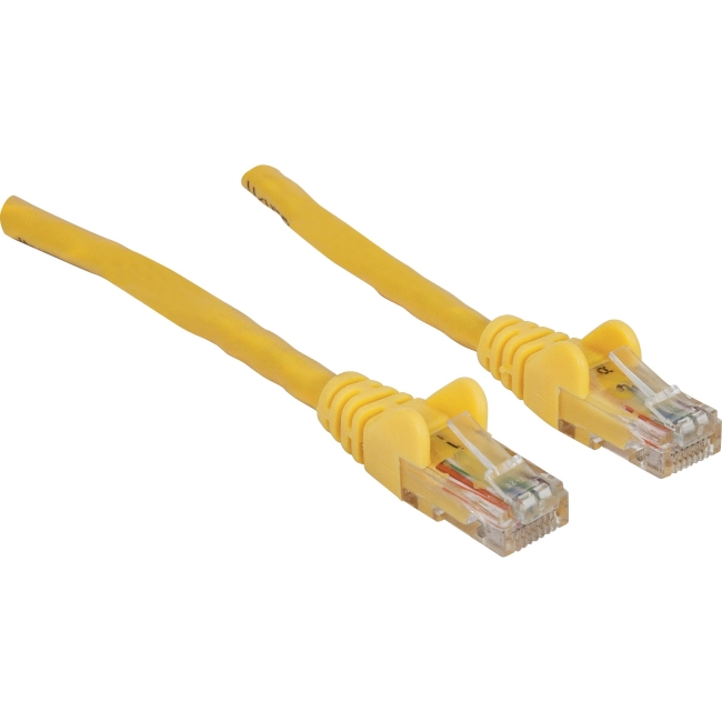 Intellinet RJ-45 Male / RJ-45 Male, 1 ft. (0.3 m), Yellow 347471