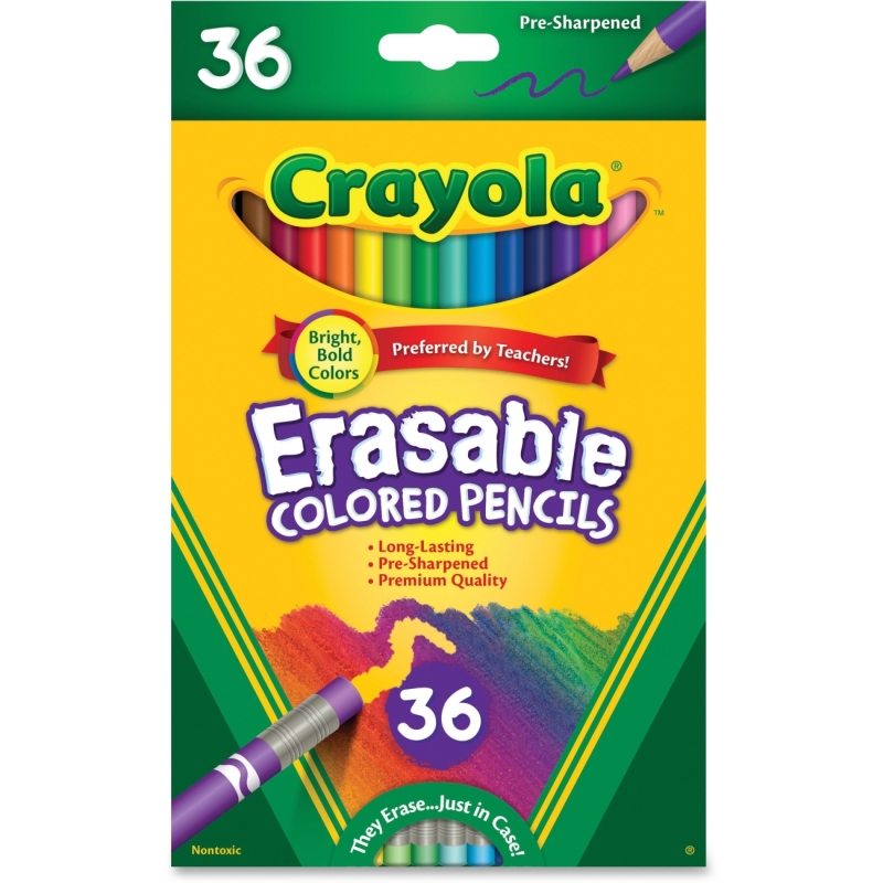 Crayola Erasable Colored Pencils 681036