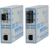 Omnitron Gigabit Ethernet Copper-to-Fiber Media Converter 4673-2