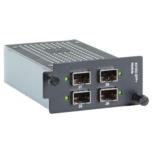 Black Box LE2700 Series Hardened Managed Modular Switch Module - 4-Port, 10-Gig, SFP+ LE2731C