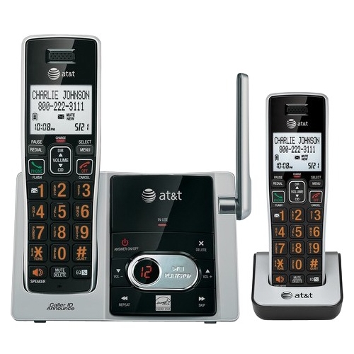 AT&T 2 Handset Cordless Answering System with Caller ID/Call Waiting CL82213