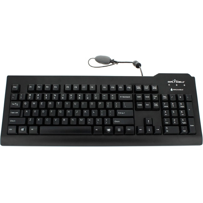 Seal Shield Silver Seal Waterproof Keyboard SSKSV208BEFL