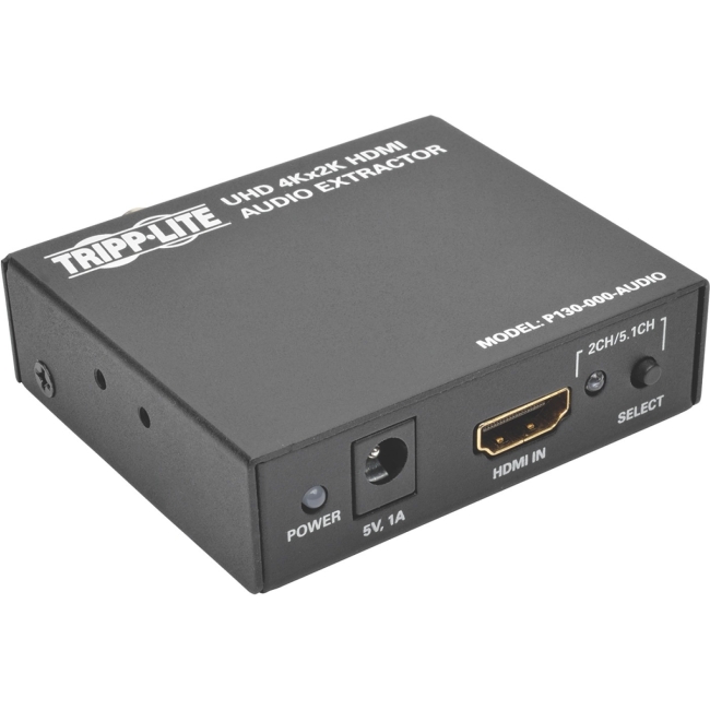 Tripp Lite UHD 4K x 2K HDMI Audio De-Embedder/Extractor P130-000-AUDIO