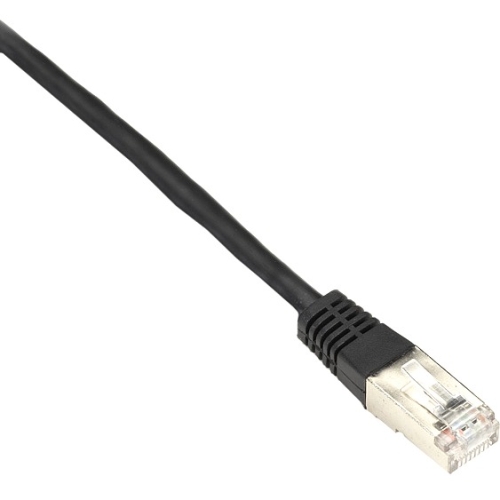 Black Box Cat6 250-MHz Shielded, Stranded Cable SSTP (PIMF), PVC, Black, 30-ft. (9.1-m) EVNSL0272BK-0030