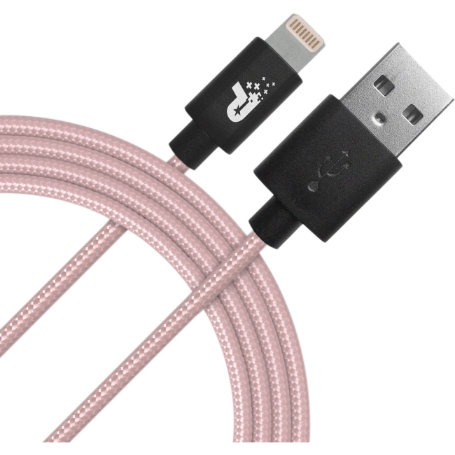 Patriot Memory Charge and Sync Lightning Woven Cable - 3.3 ft PCALC3FTRGD
