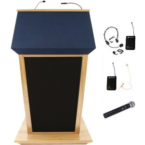 AmpliVox Wireless Patriot Plus Lectern SW3045-WT SW3045