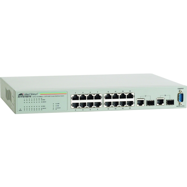 Allied Telesis WebSmart Ethernet Switch AT-FS750/20-10 AT-FS750/20