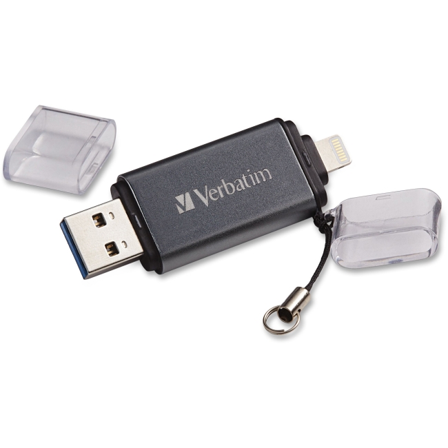 Verbatim 64GB iStore 'n' Go Dual USB 3.0 Flash Drive 49301