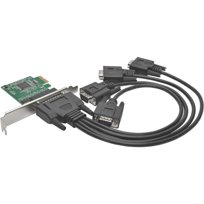 Tripp Lite 4-Port DB9 (RS-232) Serial PCI Express Card PCE-D9-04-CBL
