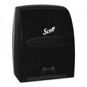 Scott Essential Manual Hard Roll Towel Dispenser, 13.06 x 11 x 16.94, Black KCC46253 46253