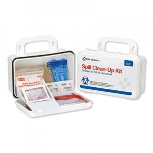 First Aid Only BBP Spill Cleanup Kit, 7 1/2 x 4 1/2 x 2 3/4, White FAO6021