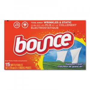 Bounce Fabric Softener Sheets, Outdoor Fresh, 15/Box, 15 Box/Carton PGC95860CT 95860