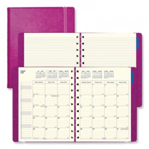 Filofax Monthly Planner, 10.75 x 8.5, Fuchsia, 2020-2021 REDC1811003 C1811003