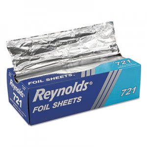 Reynolds Wrap Pop-Up Interfolded Aluminum Foil Sheets, 12 x 10 3/4, Silver, 500/Box RFP721BX 000000000000000721