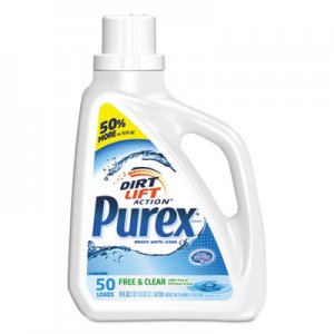 Purex Free and Clear Liquid Laundry Detergent, Unscented, 75 oz Bottle, 6/Carton DIA2420006040CT 10024200060401