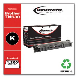 Innovera Remanufactured Black Toner, Replacement for Brother TN630, 1,200 Page-Yield IVRTN630