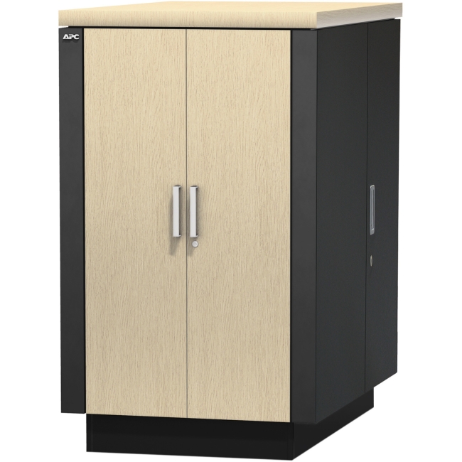 Schneider Electric NetShelter CX 24U Secure Soundproof Server Room in a Box Enclosure AR4024A