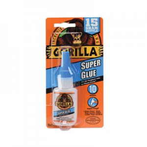 Gorilla Glue Super Glue, 0.53 oz, Dries Clear GOR7805003 7805003