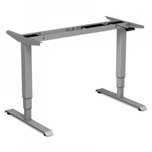 Alera 3-Stage Electric Adjustable Table Base w/Memory Controls, 25" to 50 3/4"H, Gray ALEHT3SAG