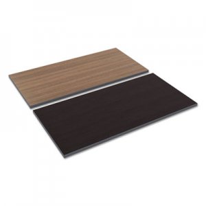 Alera Reversible Laminate Table Top, Rectangular, 47 5/8w x 23 5/8d, Espresso/Walnut ALETT4824EW