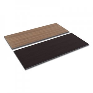 Alera Reversible Laminate Table Top, Rectangular, 59 3/8w x 23 5/8d, Espresso/Walnut ALETT6024EW