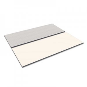 Alera Reversible Laminate Table Top, Rectangular, 71 1/2w x 29 1/2d, White/Gray ALETT7230WG