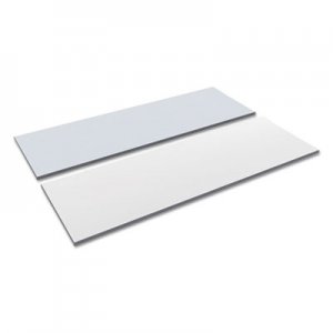 Alera Reversible Laminate Table Top, Rectangular, 71 1/2w x 23 5/8d, White/Gray ALETT7224WG