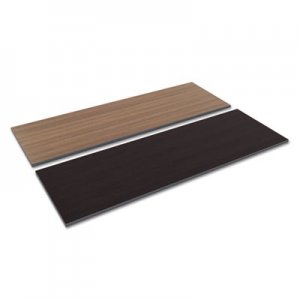 Alera Reversible Laminate Table Top, Rectangular, 71 1/2w x 23 5/8d, Espresso/Walnut ALETT7224EW