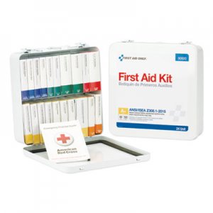 First Aid Only Unitized ANSI Class A Weatherproof First Aid Kit for 50 People, 24 Units FAO90600 90600