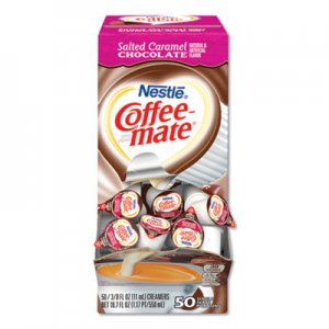 Coffee mate Liquid Coffee Creamer, Salted Caramel Chocolate, 0.38 oz Mini Cups, 50/Box NES77197 NES STCRMCRMR