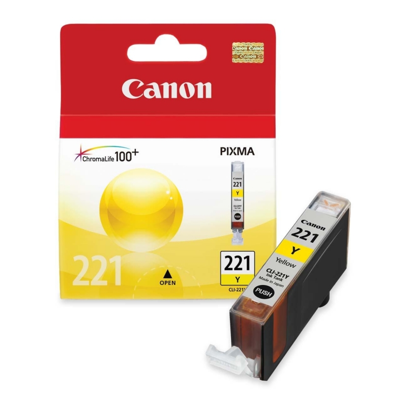 Canon Yellow Ink Cartridge CLI-221Y CNMCLI221Y