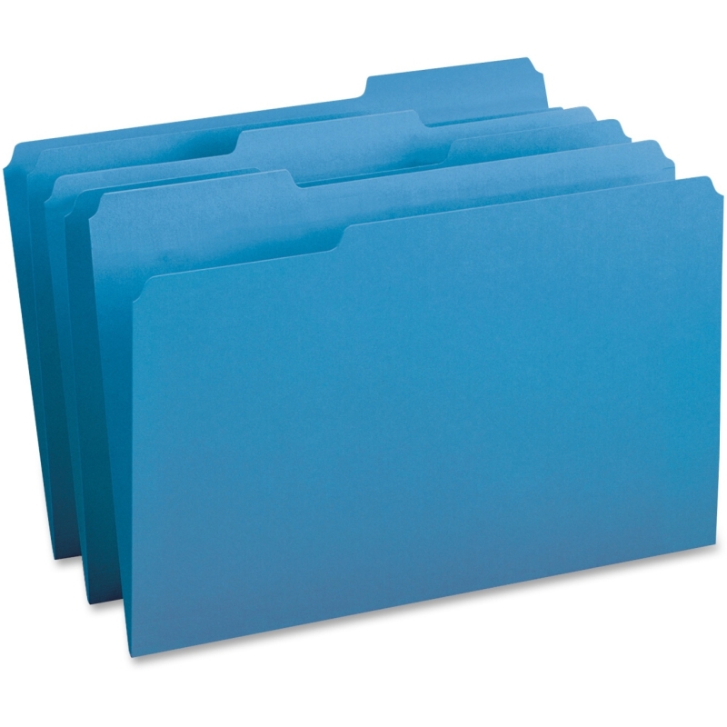 Business Source 1/3-cut Tab Legal Colored File Folders 99719 BSN99719